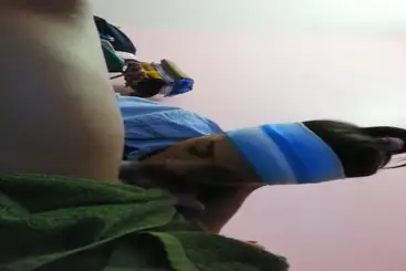 ABG Bandana Biru Nyepong Part 1 Panas Viral Indo Hot